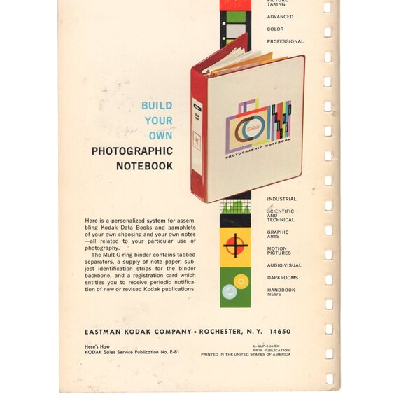 Vintage Kodak Here's How Photo Information Books Lot of 4 - Picture 4 of 8